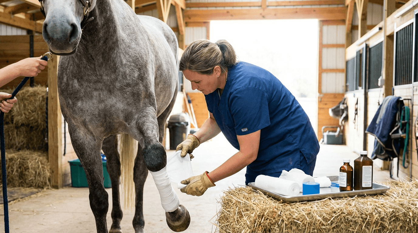 Horse Wound Care: First Aid, Treatment by Wound Type & When to Call the Vet