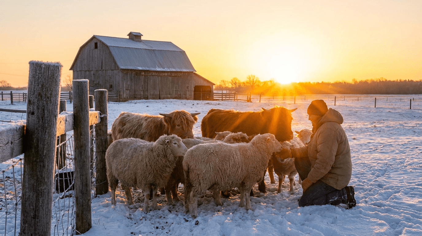 Winter Livestock Care: Keeping Farm Animals Healthy in Cold Weather